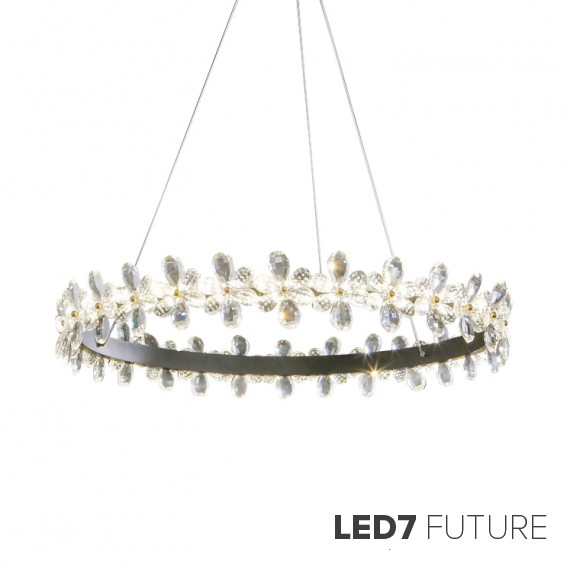 Loft Industry Modern - Flowers Dots Chandelier